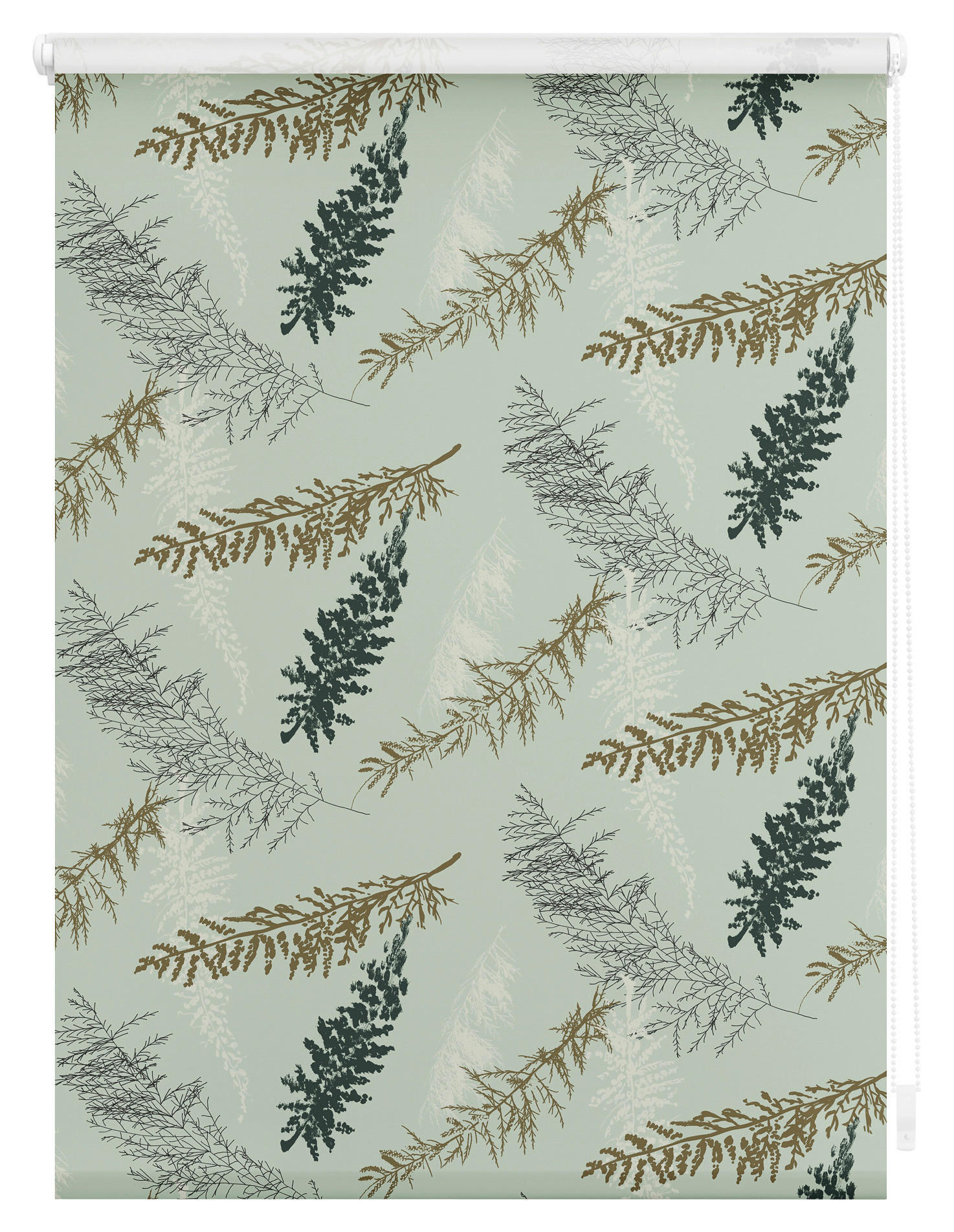 Thumbnail - LICHTBLICK Rollo Fir Branches grün B/L: ca. 80x150 cm