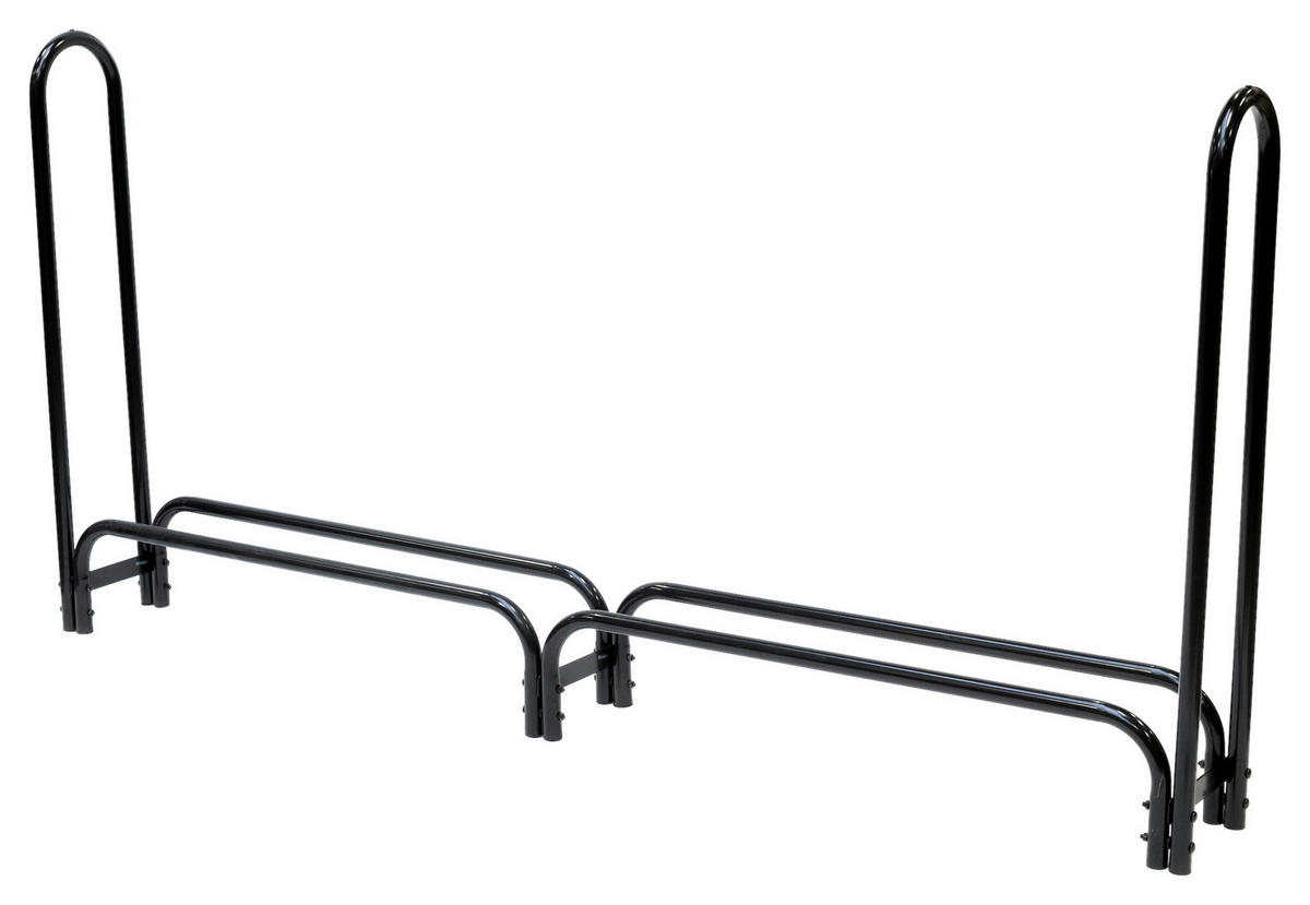 ShelterLogic Kaminholzregal schwarz B/H/L: ca. 244x118x25 cm Kaminholzregal - schwarz (25,00/244,00/118,00cm) - ShelterLogic