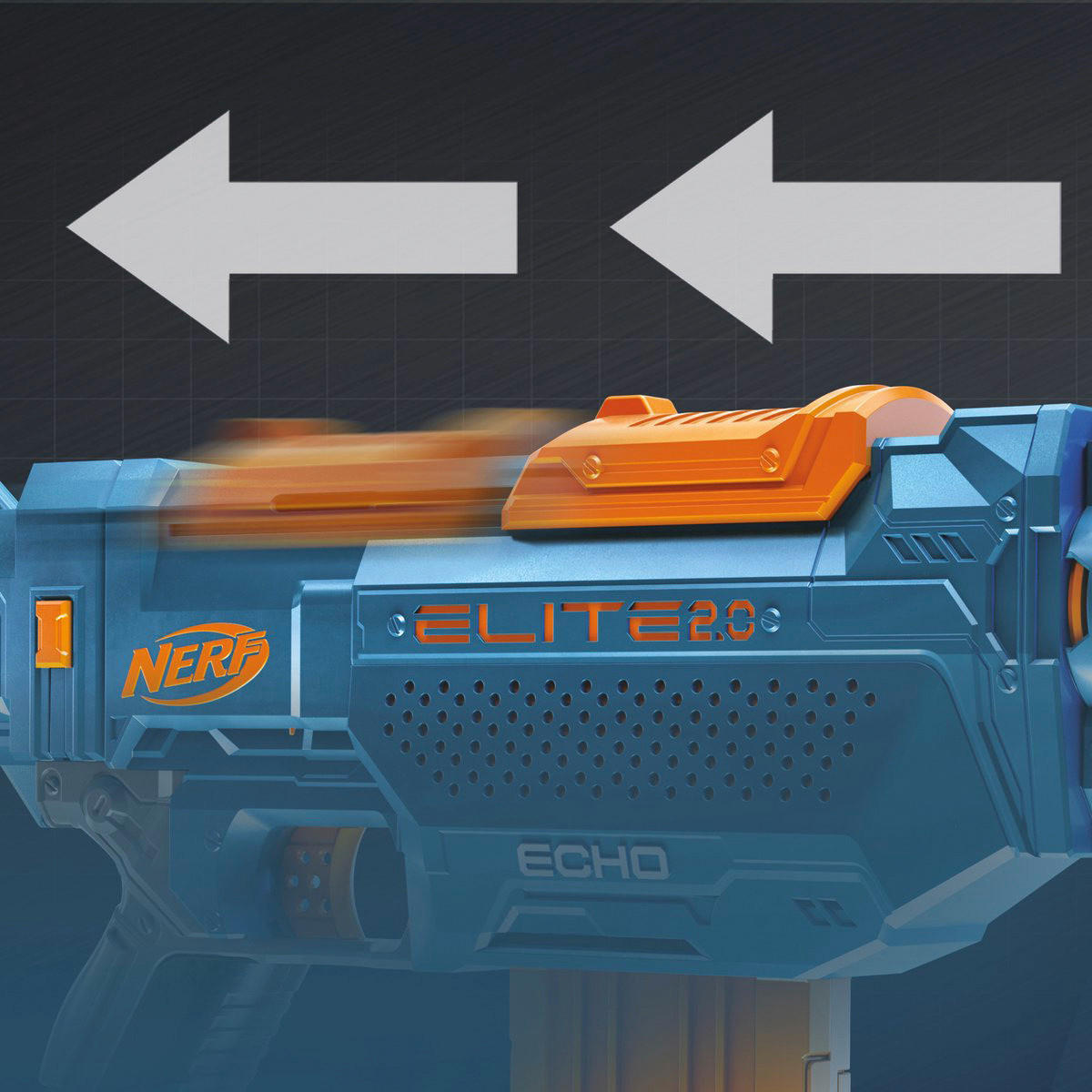 Hasbro Wasserblaster Nerf orange B/H/L: ca. 3x7x68 cm Nerf - orange/blau (68,00/3,00/7,00cm) - Hasbro