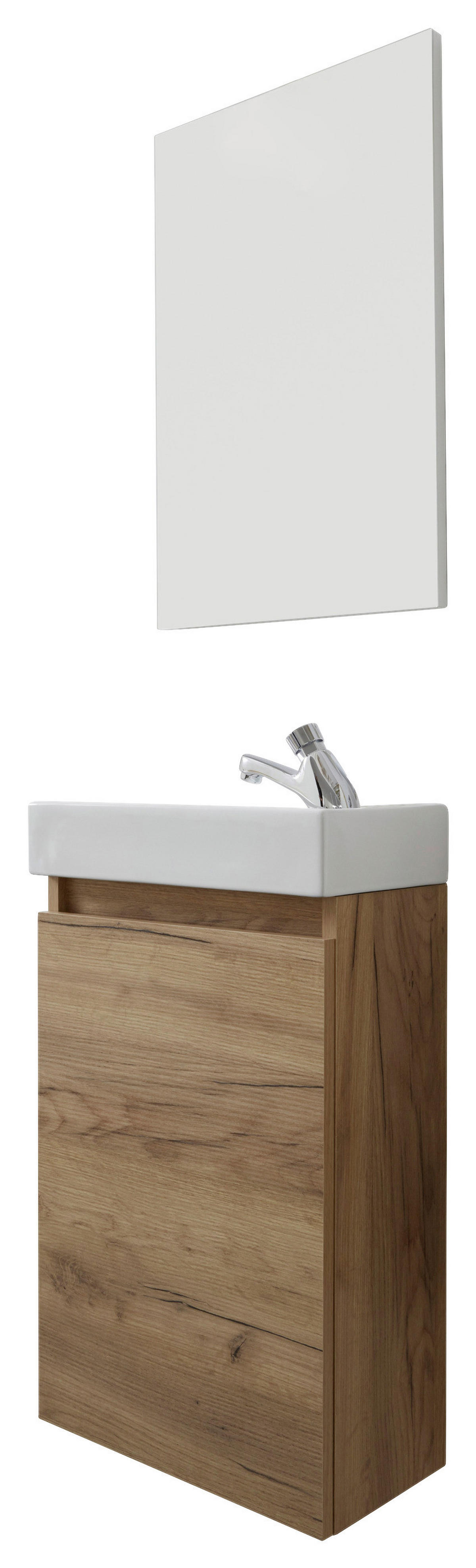 Badezimmer-Set Champ Eiche Artisan Nachbildung B/H/T: ca. 40x68x22 cm Champ - Eiche (40,00/68,00/22,00cm) - Trendteam