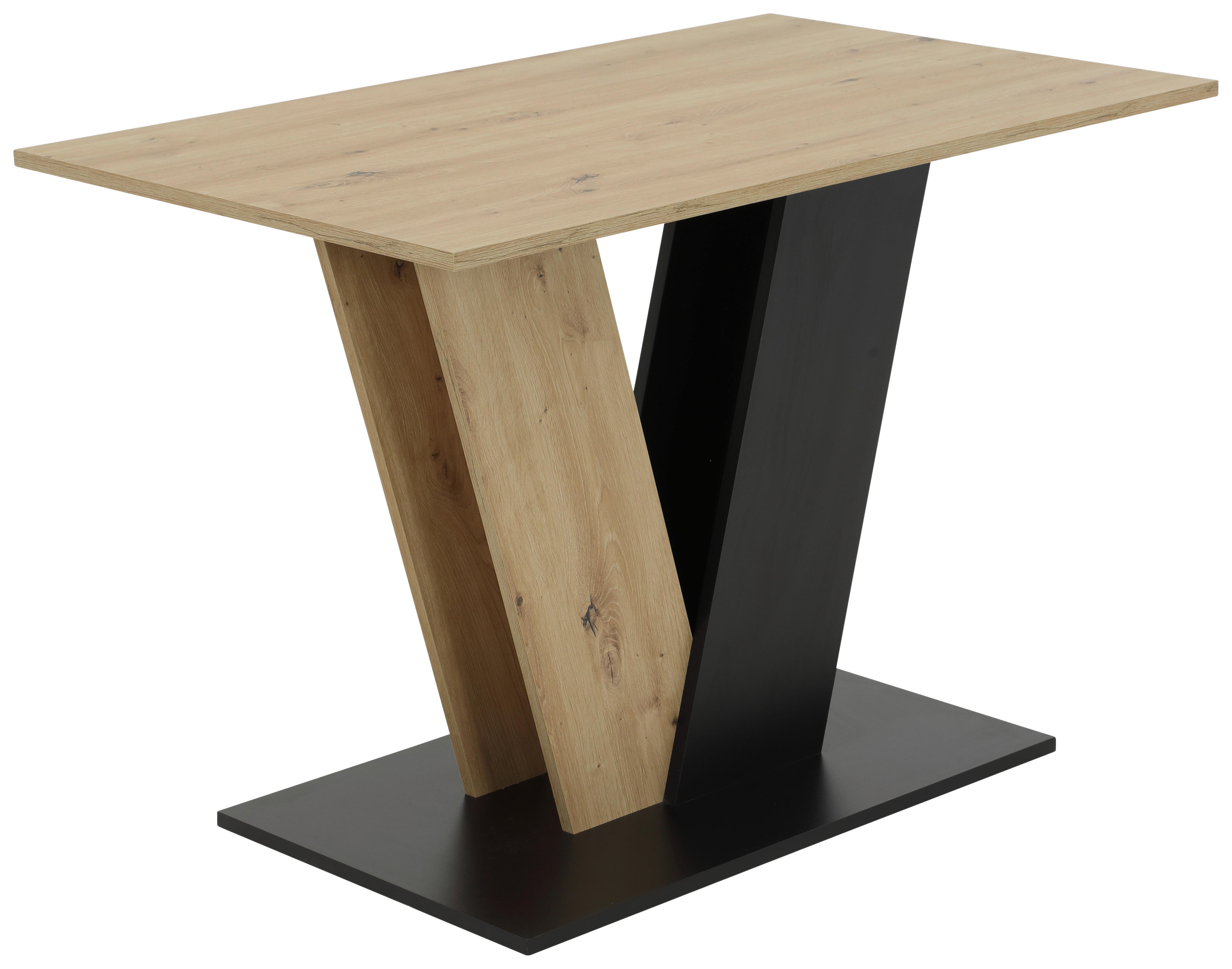 Esstisch Judith Eiche schwarz B/H/T: ca. 110x76x68 cm Judith - Eiche/schwarz (110,00/76,00/68,00cm) - Hela