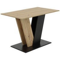 Esstisch Judith Eiche schwarz B/H/T: ca. 110x76x68 cm Judith - Eiche/schwarz (110,00/76,00/68,00cm) - Hela