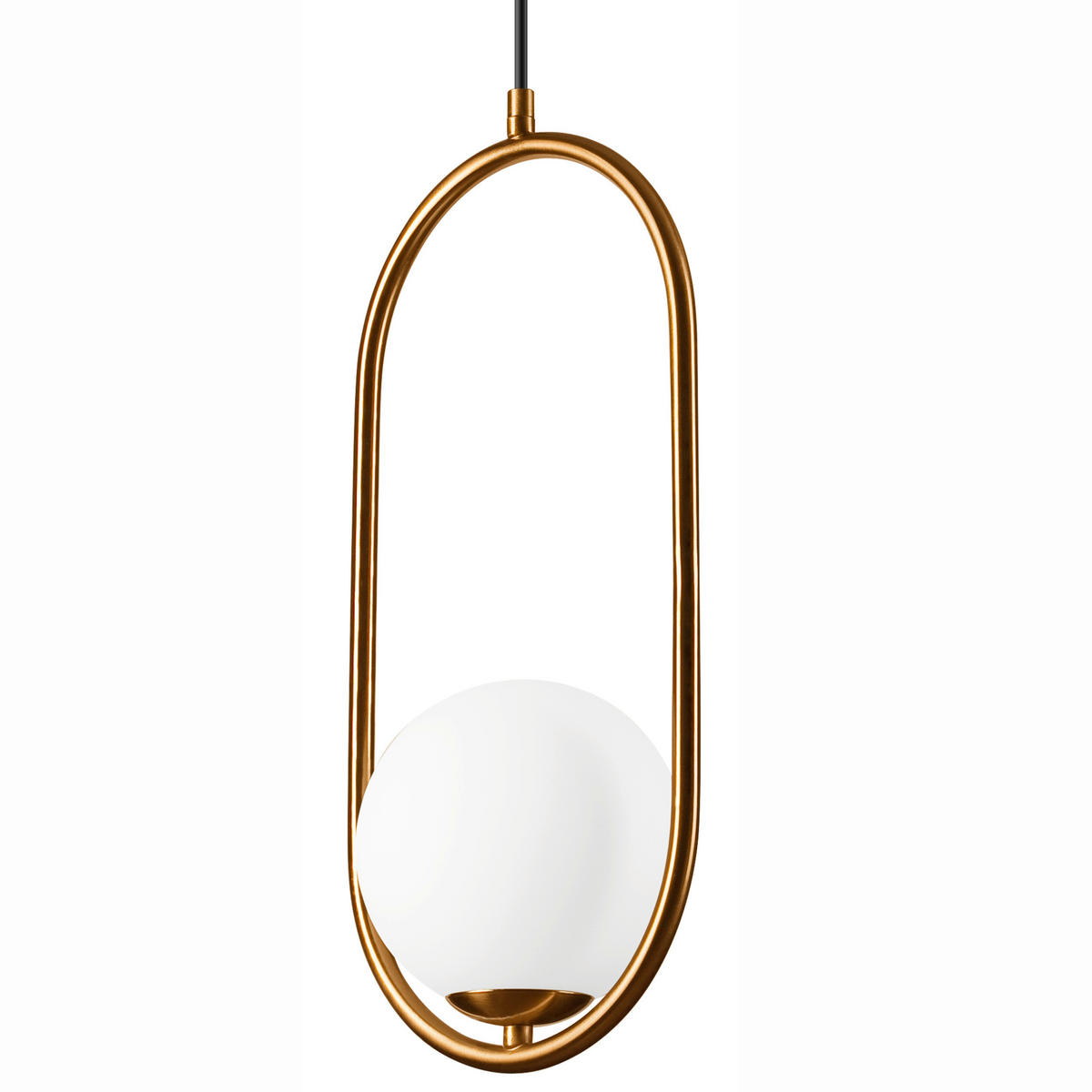 Lamkur Pendelleuchte AMBER 47478 messing Glas Metall H/L: ca. 140x20 cm G9 1 Brennstellen Amber - messing (20,00cm) - Lamkur