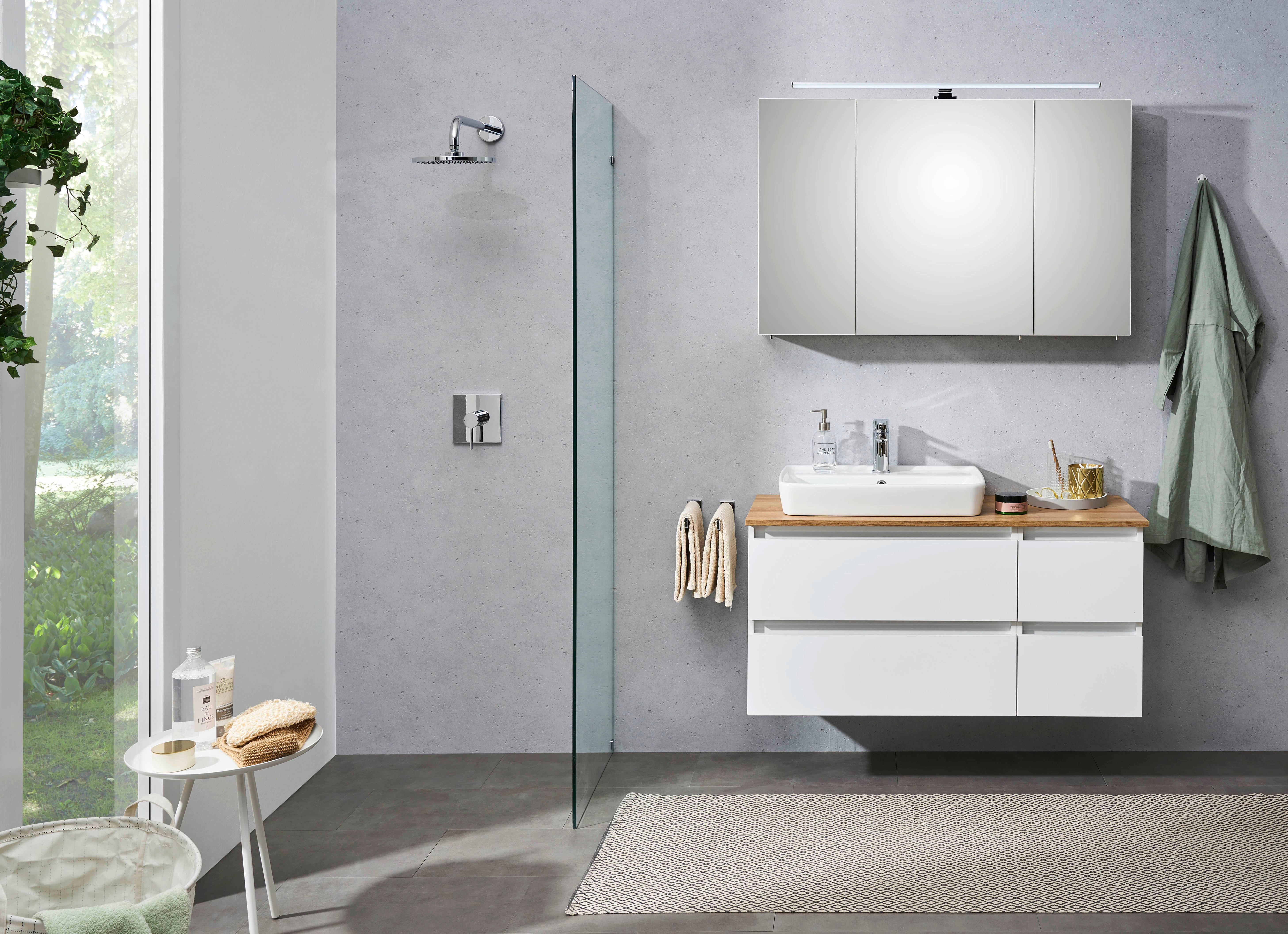 Badezimmer-Set Quickset 360 weiß glanz B/H/T: ca. 113x200x50 cm Quickset 360 - weiß (113,00/200,00/50,00cm) - Pelipal