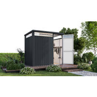 Karibu Gartenhaus Nessa 1,5 anthrazit B/H/L: ca. 160x215x220 cm Nessa 1,5 - anthrazit (220,00/160,00/215,00cm) - Karibu