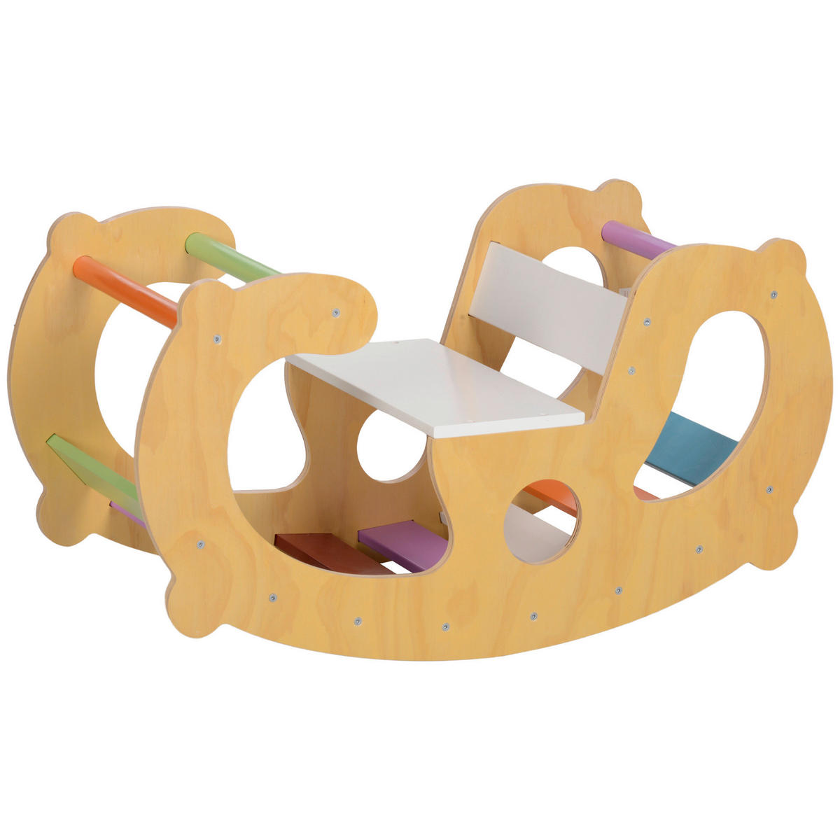 AIYAPLAY Klettergerüst multicolor B/H/L: ca. 41x48x91 cm Klettergerüst - multicolor (91,00/41,00/48,00cm) - AIYAPLAY