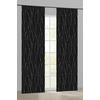 Schiebevorhang New Point schwarz B/L: ca. 60x245 cm New Point - schwarz/silber (60,00/245,00cm)