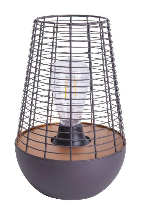 LED-Dekoleuchte NV5283522 braun B/H/T: ca. 18x27x18 cm LED-Dekoleuchte - braun (18,00/27,00/18,00cm) - Näve Leuchten