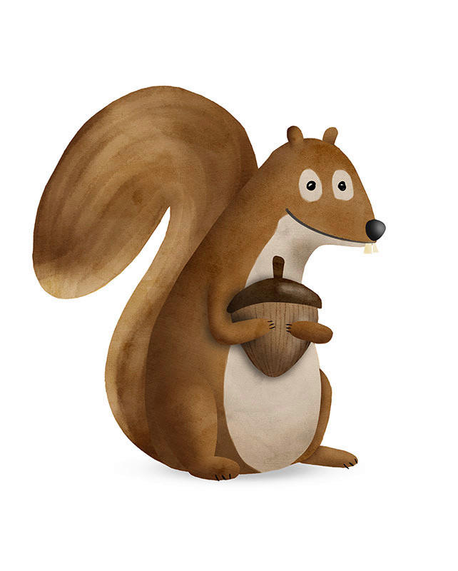 Komar Poster Cute Animal Squirrel günstig online kaufen