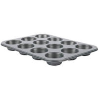 Muffin-Backform grau Stahlblech Muffin-Backform_12er - grau