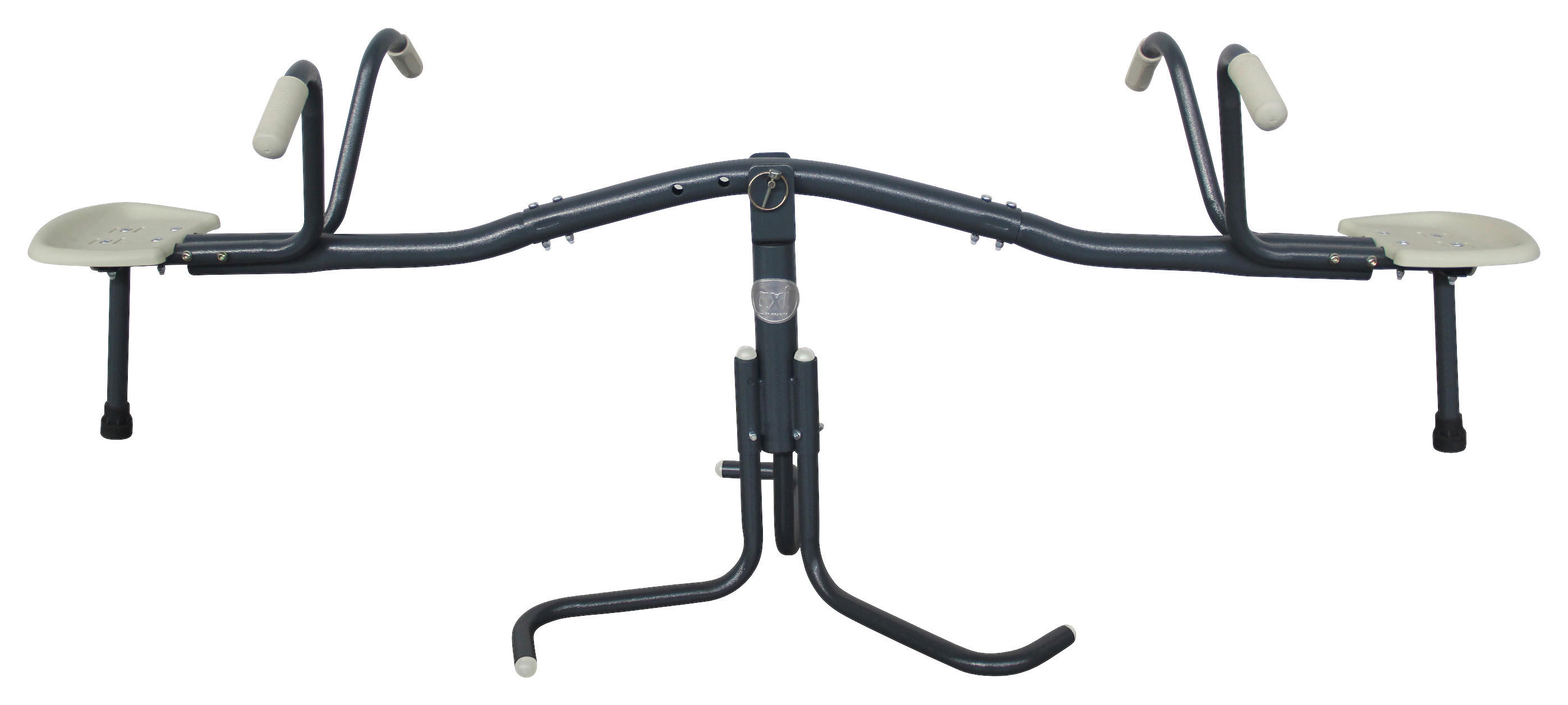 AXI Rotierende Wippe anthrazit B/H/L: ca. 67x55x177 cm Rotierende Wippe - creme/anthrazit (177,00/67,00/55,00cm) - AXI
