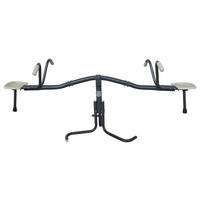 AXI Rotierende Wippe anthrazit B/H/L: ca. 67x55x177 cm Rotierende Wippe - creme/anthrazit (177,00/67,00/55,00cm) - AXI