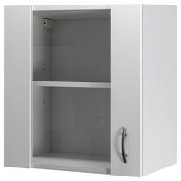 Flex-Well Glashängeschrank Wito weiß B/H/T: ca. 50x54,8x32 cm Wito - weiß/Edelstahl (50,00/54,80/32,00cm) - Flex-Well