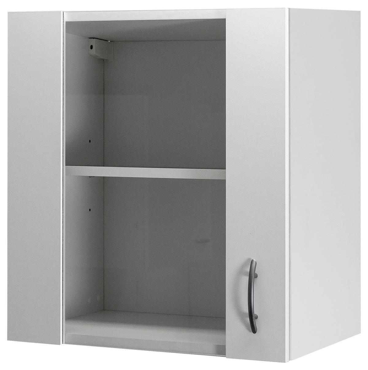 Flex-Well Glashängeschrank Wito weiß B/H/T: ca. 50x54,8x32 cm Wito - weiß/Edelstahl (50,00/54,80/32,00cm) - Flex-Well