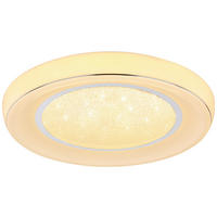 GLOBO Deckenleuchte 483110-30 weiß Opal Metall Kunststoff Chrom H/D: ca. 9x66 cm LED-Deckenleuchte 483110-30 - weiß/Opal (66,00/9,00cm) - GLOBO