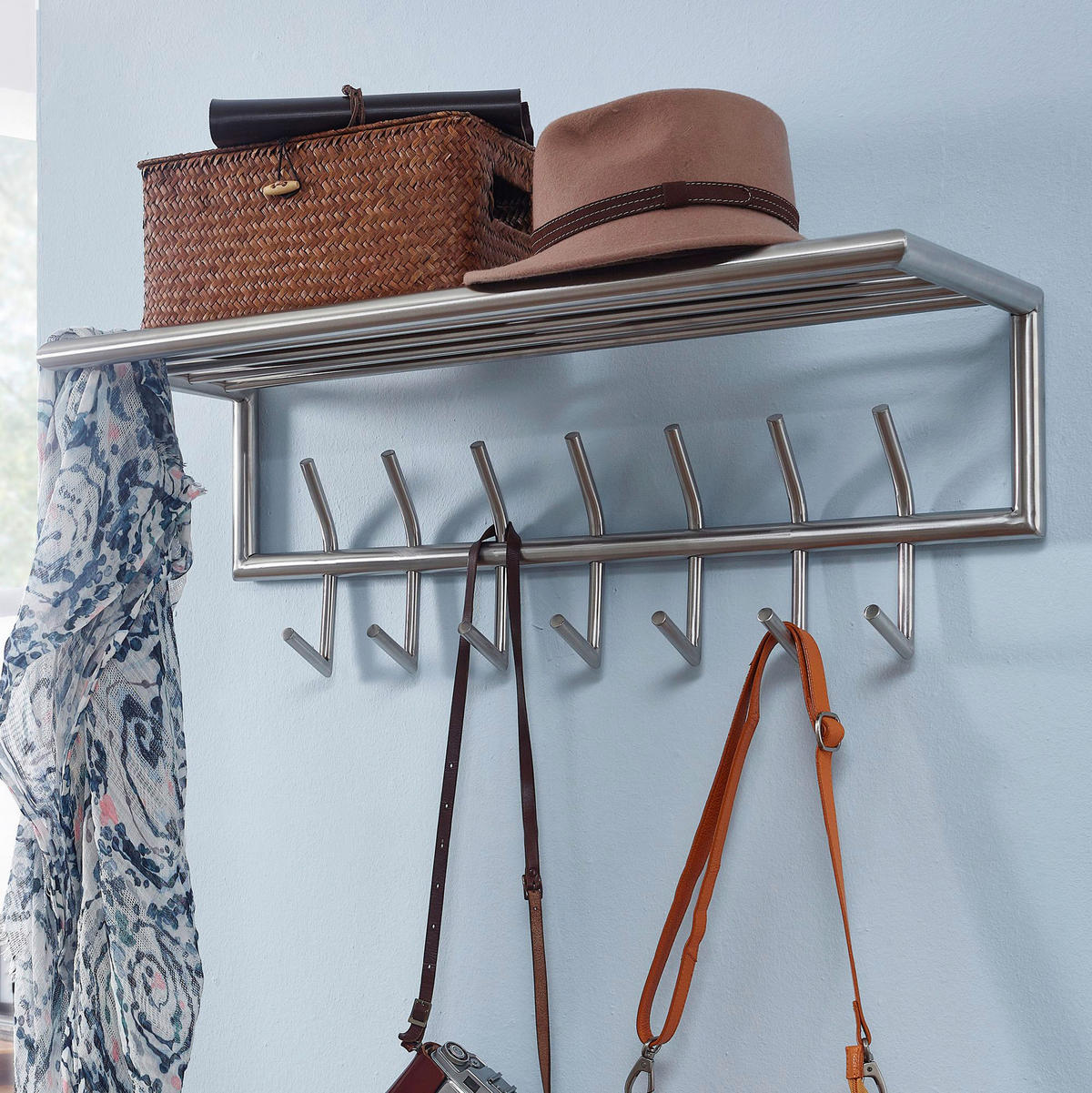 Garderobe matt B/H/T: ca. 74,5x39x19,5 cm Garderobe - (74,50/39,00/19,50cm) - Wohnling
