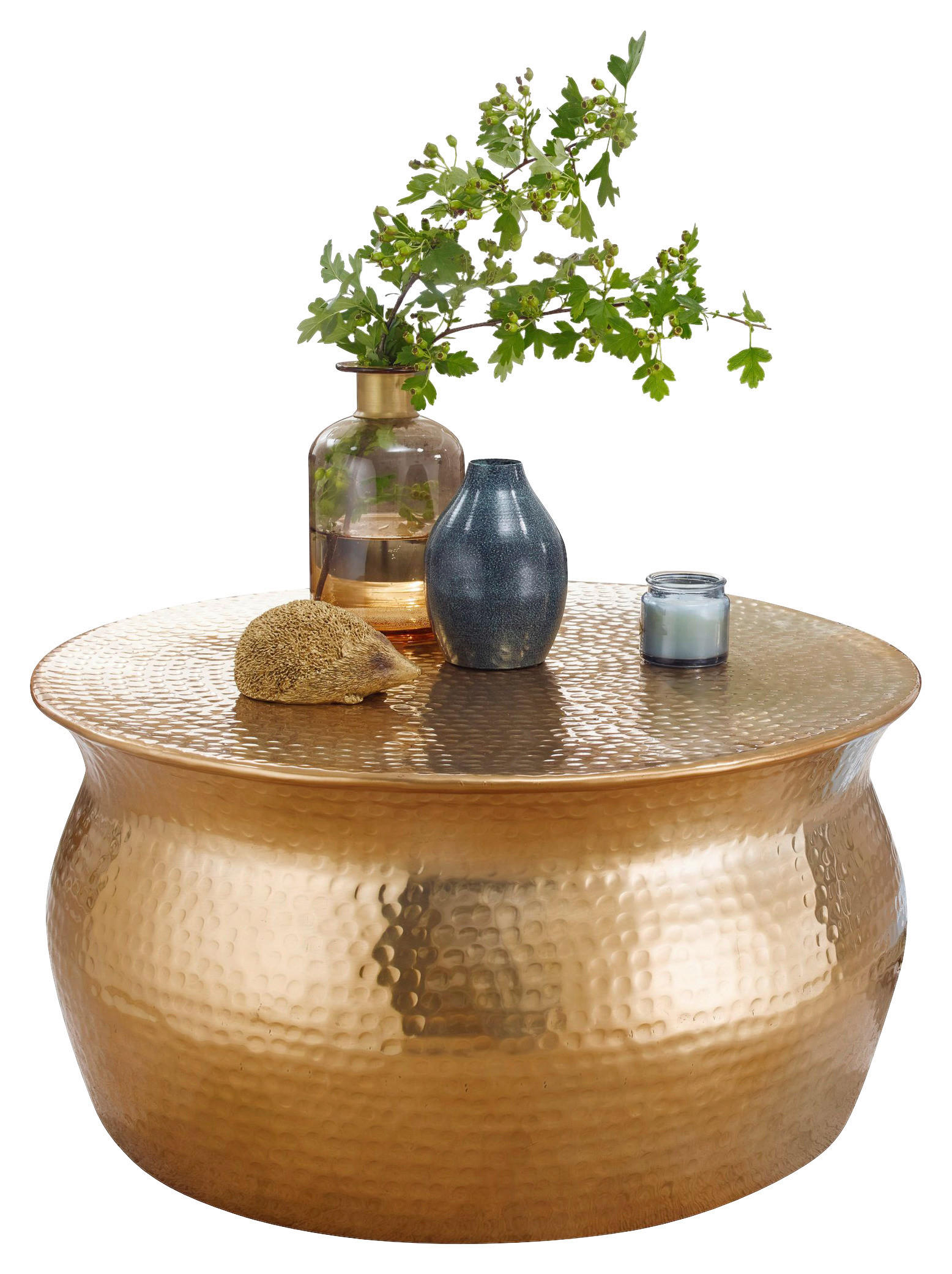 Couchtisch gold B/H/T: ca. 60x30x60 cm Couchtisch - gold (60,00/30,00/60,00cm) - Wohnling