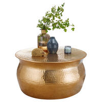 Couchtisch gold B/H/T: ca. 60x30x60 cm Couchtisch - gold (60,00/30,00/60,00cm) - Wohnling