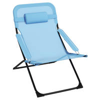 Outsunny Klappstuhl blau Edelstahl B/H/L: ca. 91x69x96 cm Klappstuhl - blau (96,00/91,00/69,00cm) - Outsunny