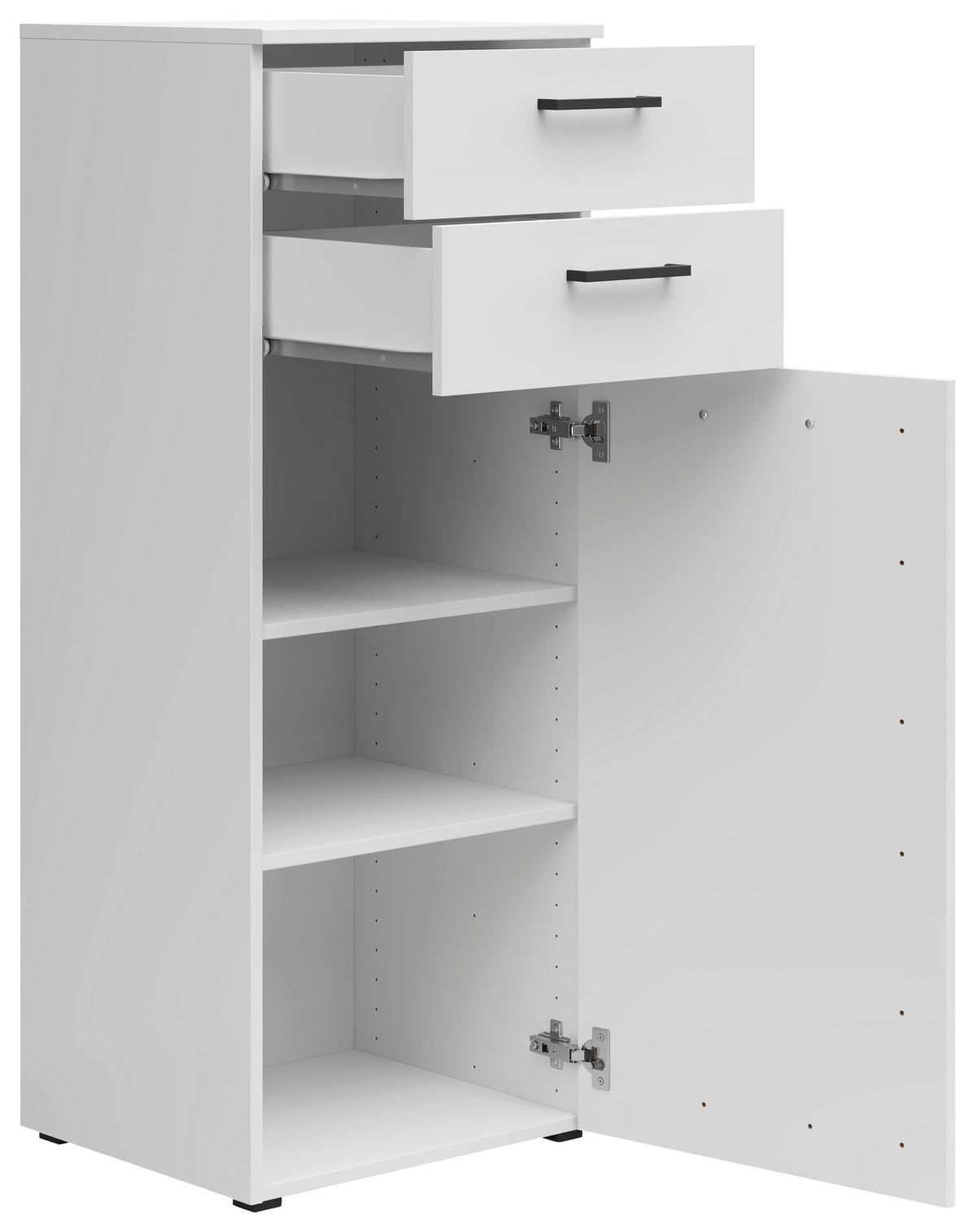 Kommode Multi-Stauraum Typ 17 weiß B/H/T: ca. 45x115x40 cm Multi-Stauraum Typ 17 - weiß (45,00/115,00/40,00cm)