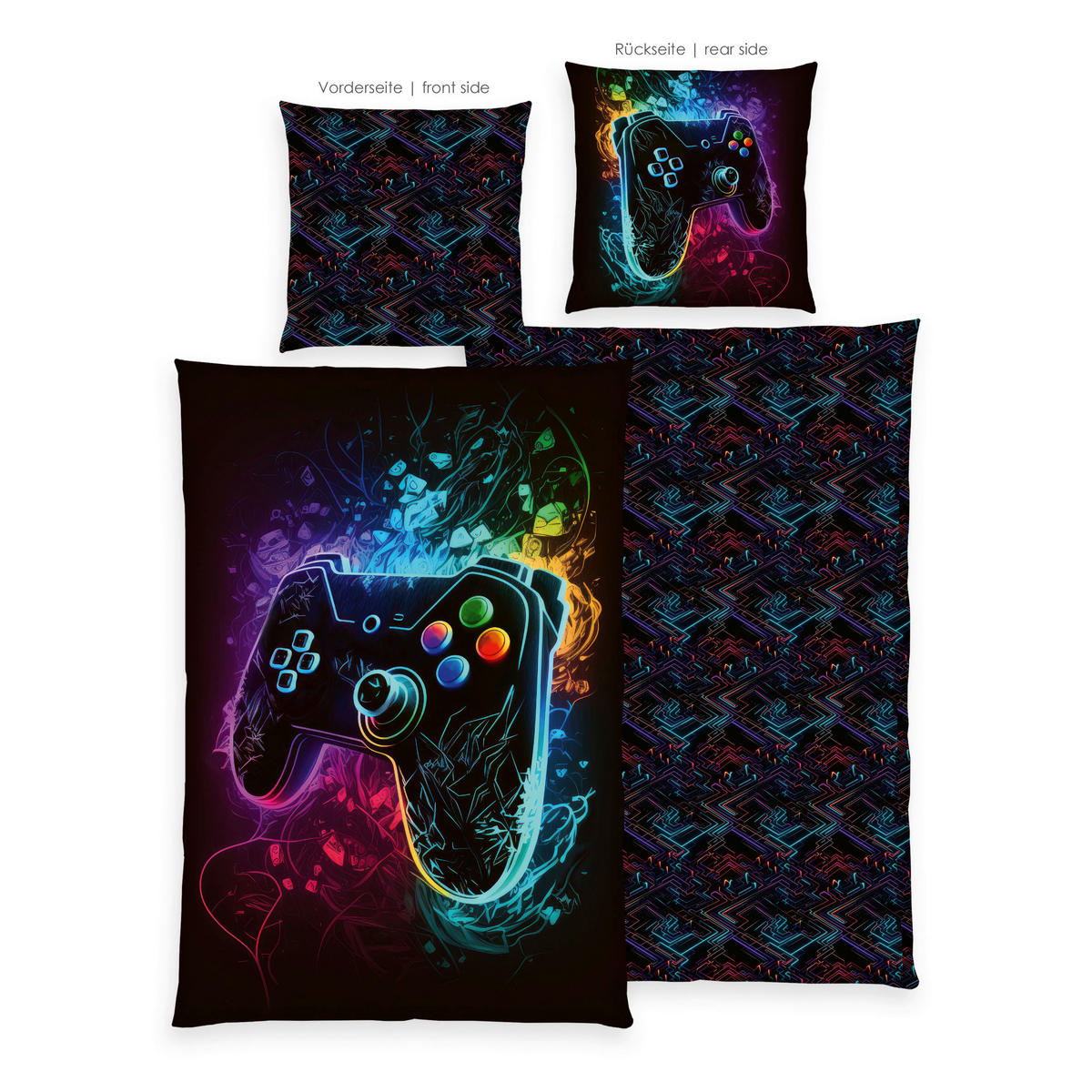 Bettwäsche Renforce Bettwäsche Gaming - bunt - Young Collection