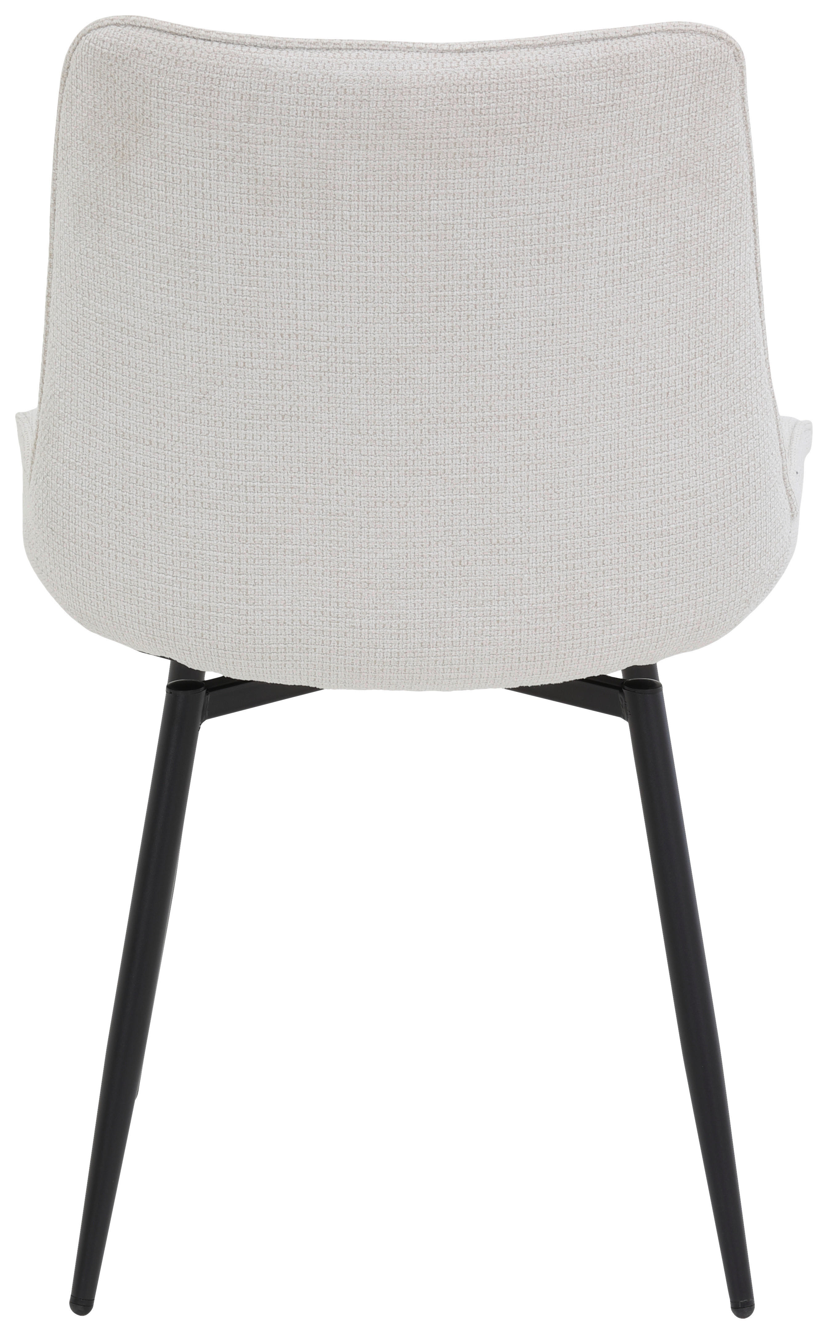 Stuhl Newport, 4er-Set beige Microfaser Webstoff B/H/T: ca. 54x85x63 cm Newport, 4er-Set - beige (54,00/85,00/63,00cm) - Hela