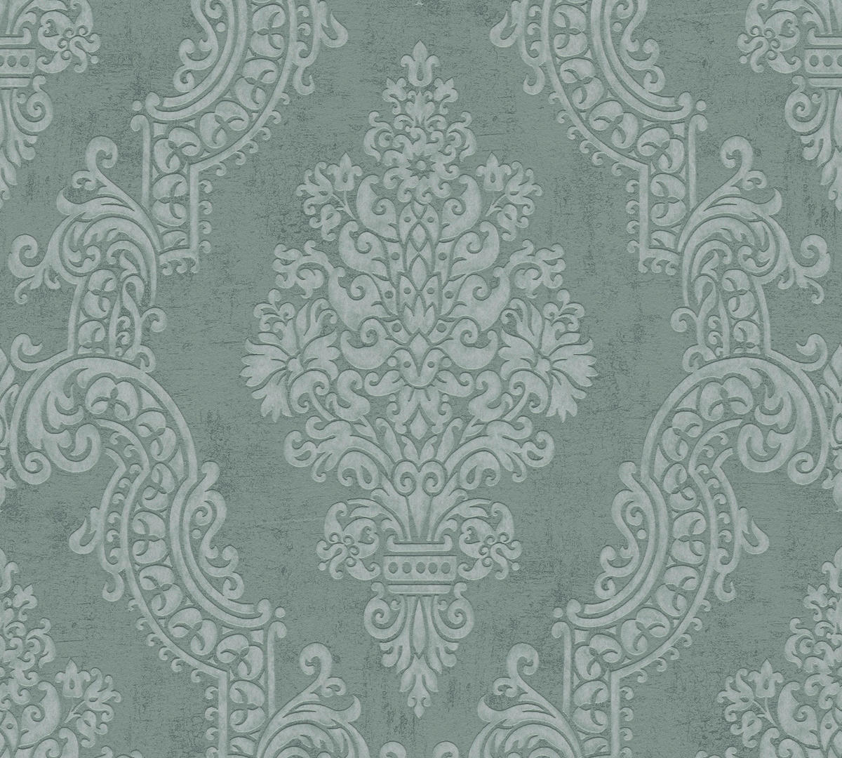 A.S.Creation Vliestapete dunkelgrün B/H/D: ca. 53x1005x9,1 cm Vliestapete - dunkelgrün (9,10/1005,00cm) - A.S.Creation