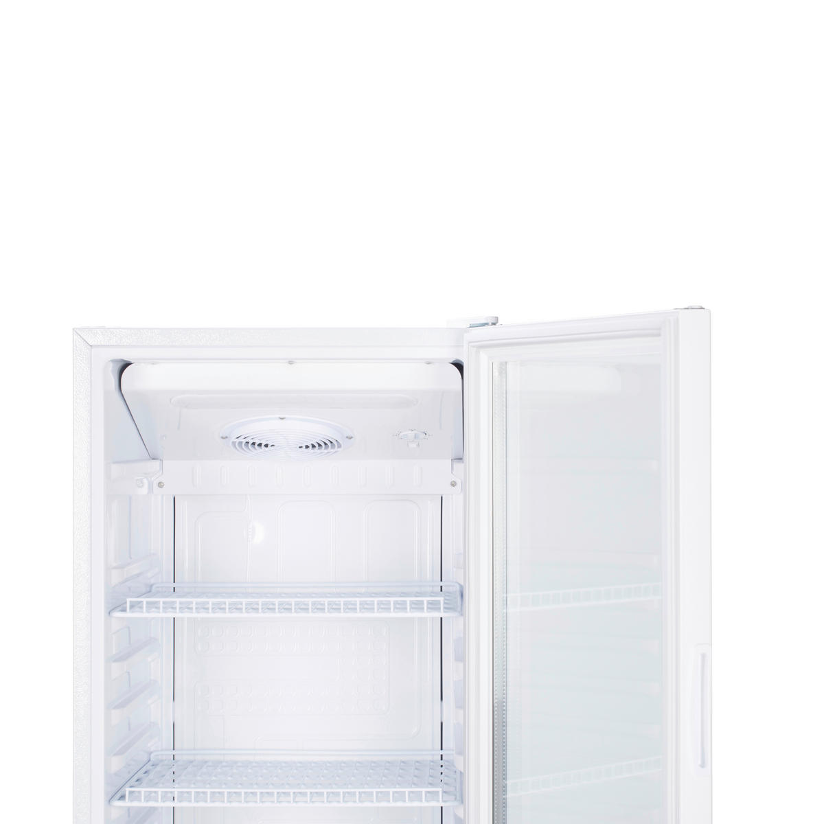 POCOline Glastürkühlschrank GTK144-235 DW weiß B/H/T: ca. 54x144x55 cm Glastürkühlschrank GTK144-235 DW - weiß (54,00/144,00/55,00cm) - POCOline