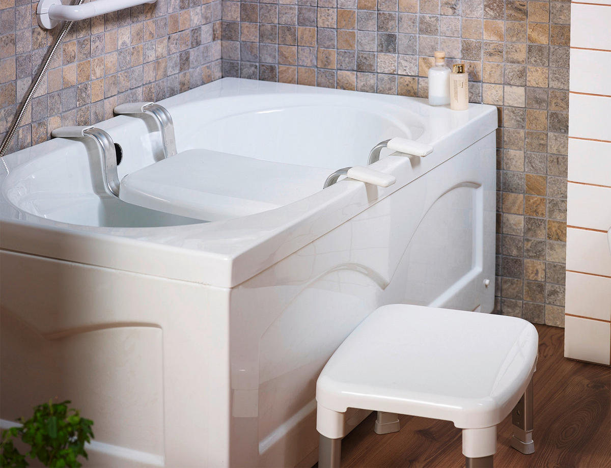 Badewannensitz Kunststoff Badewannensitz_52-64cm_Weinberger - (78,00/34,00/18,00cm) - Weinberger