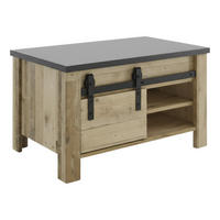 Couchtisch Sherwood B/H/T: ca. 92x50x50 cm Sherwood - Eiche/anthrazit (92,00/50,00/50,00cm)