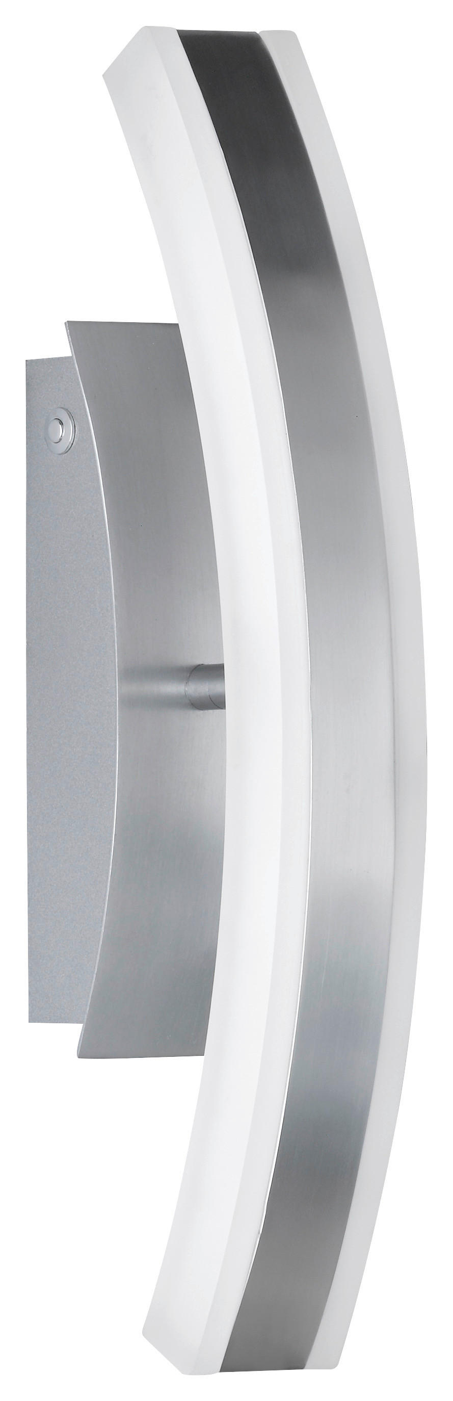 Fischer & Honsel LED-Wandleuchte 30034 silber Chrom Metall B/H/T: ca. 7x36,5x11 cm 1 Brennstellen Stiff TW - Chrom/silber (7,00/36,50/11,00cm) - Fischer & Honsel