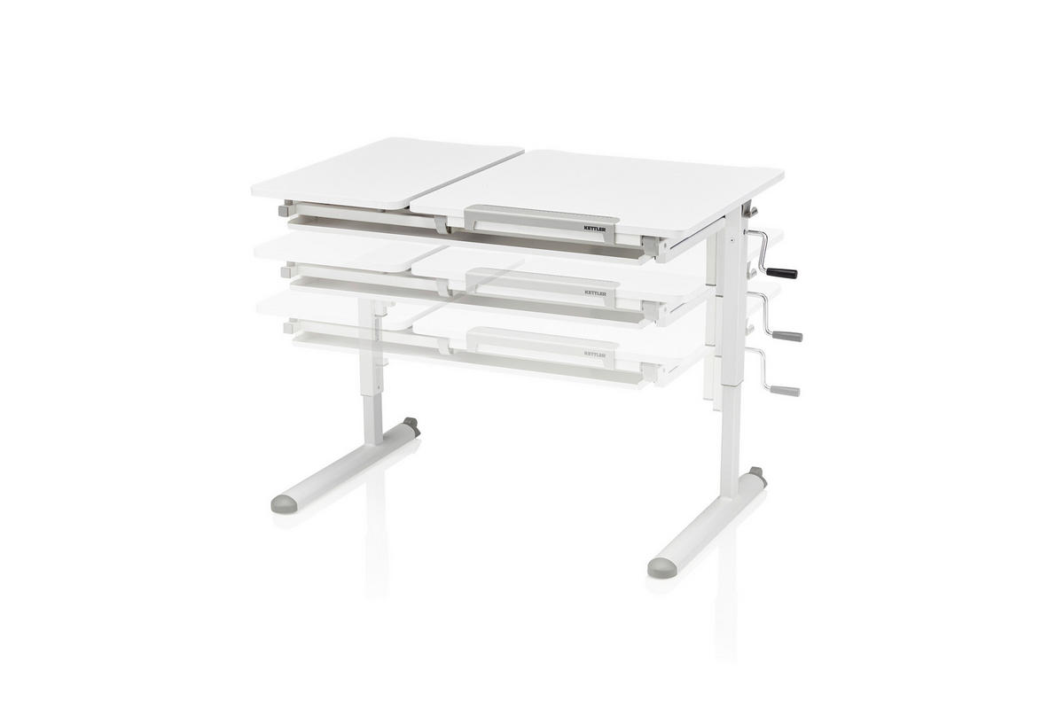 Kinderschreibtisch weiß B/H/T: ca. 110x54x54 cm Kinder-_und_Jugendschreibtisch - weiß (110,00/54,00/54,00cm)