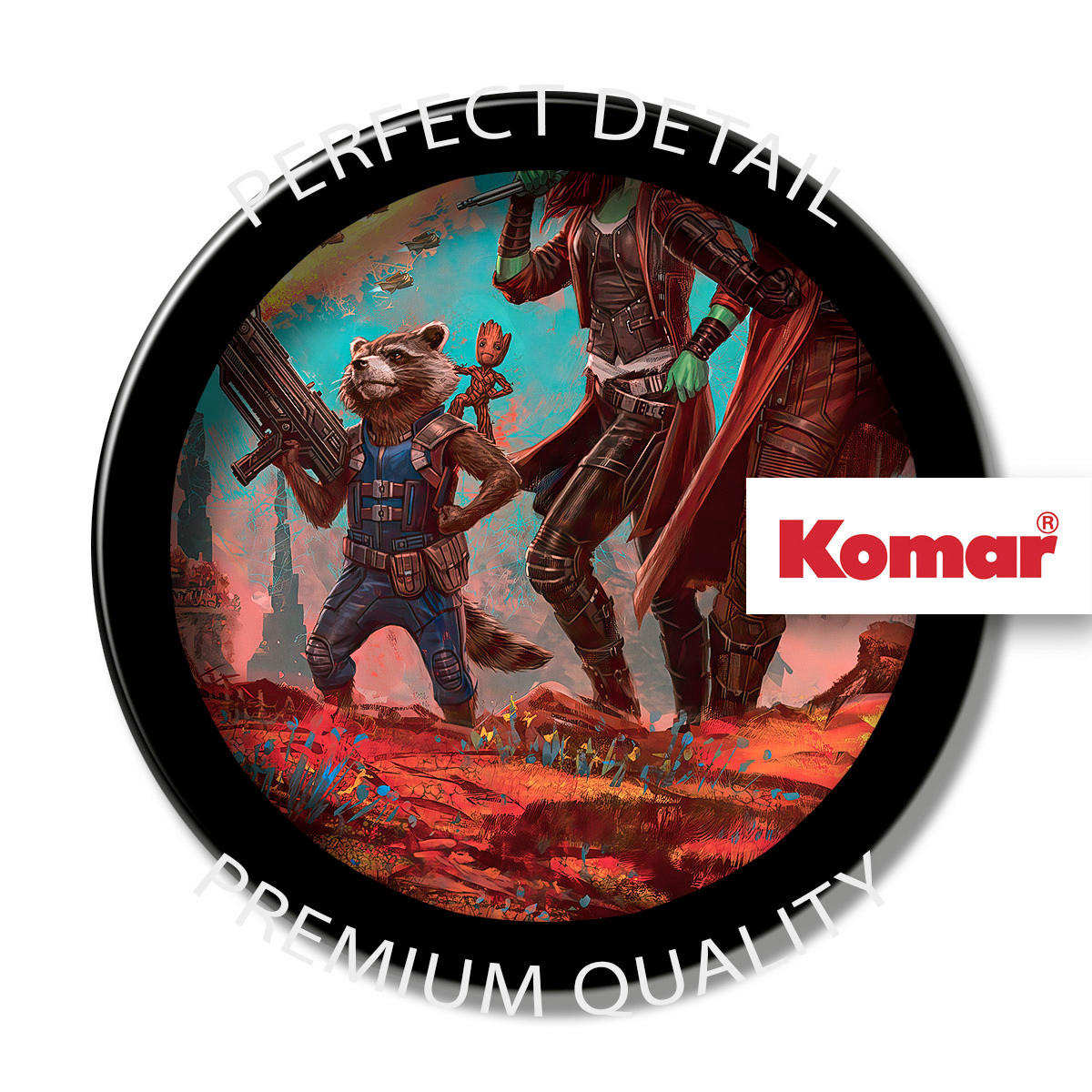 Komar Fototapete Guardians of the Galaxy Panorama B/L: ca. 400x250 cm Guardians of the Galaxy Panorama - (400,00/250,00cm) - Komar