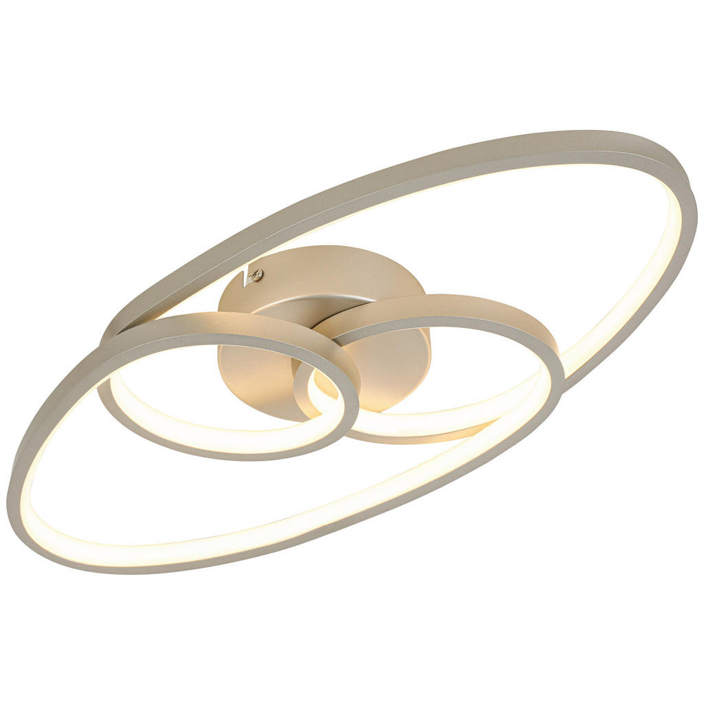 Thumbnail - Nolo LED-Deckenleuchte champagner Metall B/H/L: ca. 21x8x45 cm