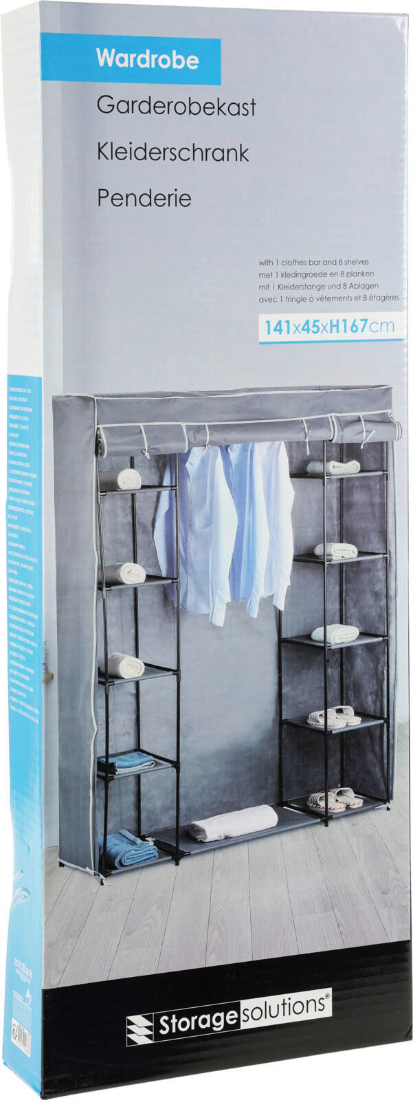 Kleiderschrank anthrazit Stahl Kleiderschrank - anthrazit
