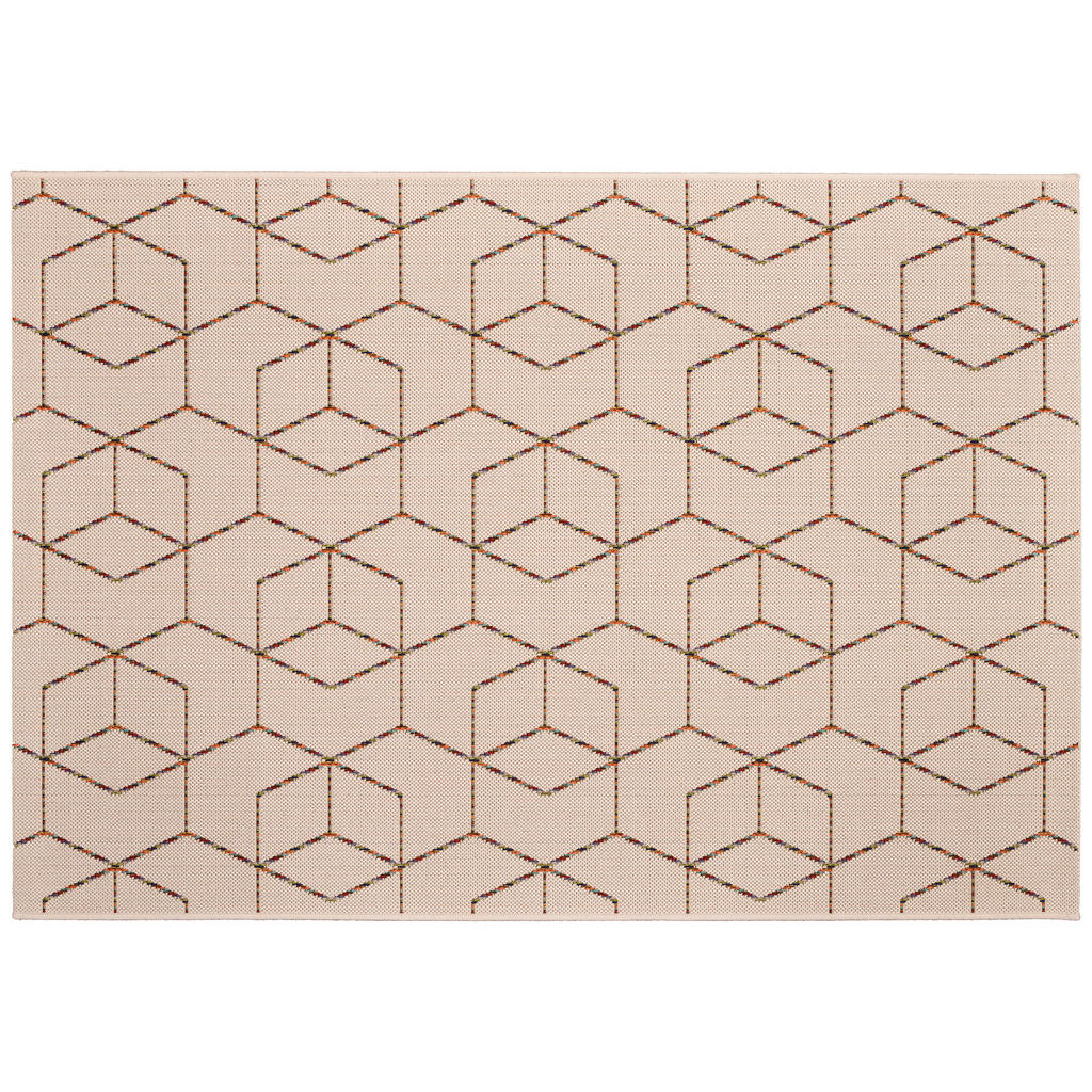 Thumbnail - In-/Outdoor-Teppich Sky beige B/L: ca. 80x150 cm