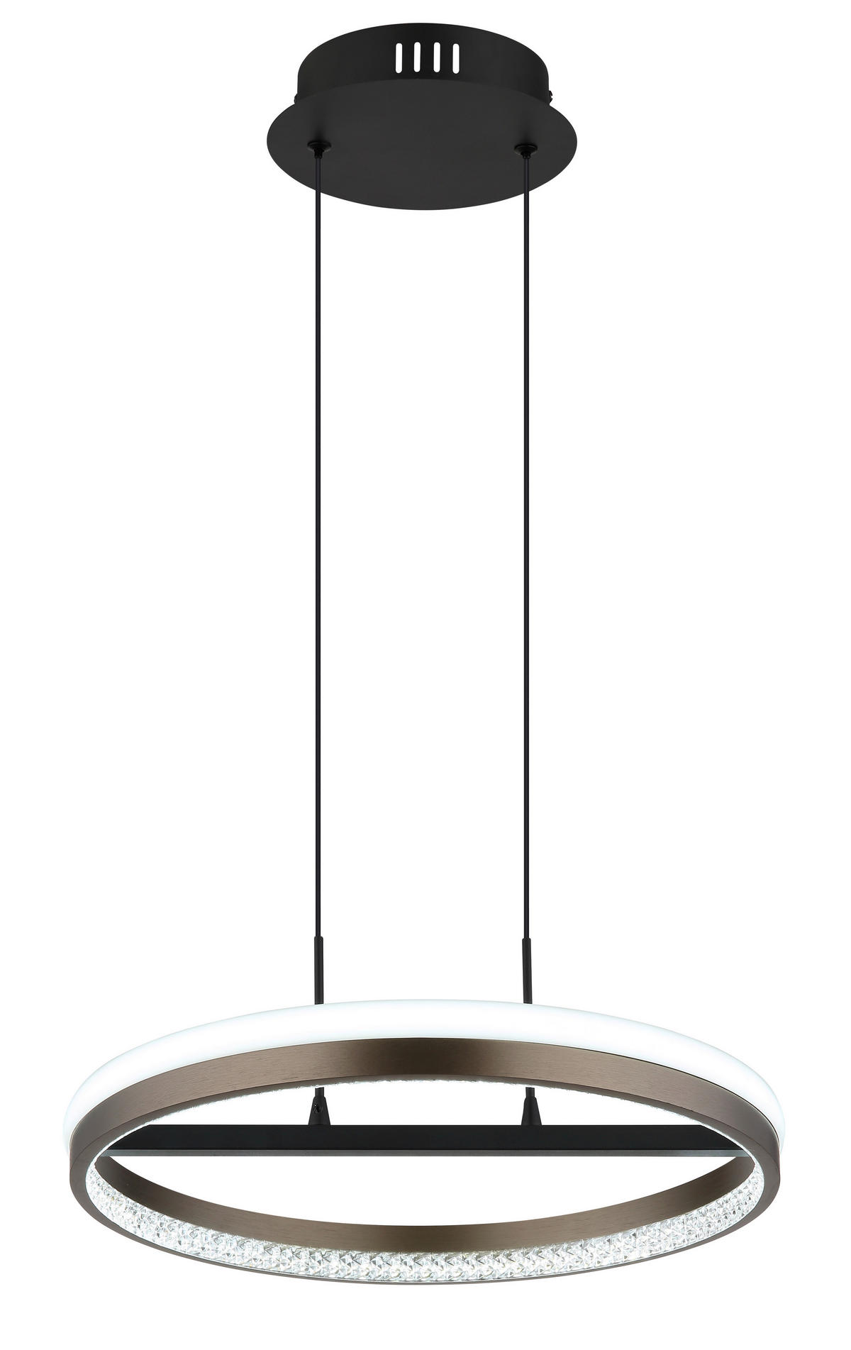 GLOBO LED-Pendelleuchte schwarz dunkelblau Aluminium Metall H/D: ca. 150x39,7 cm 1.0 Brennstellen DELLA - schwarz/dunkelblau (39,70/150,00cm) - GLOBO