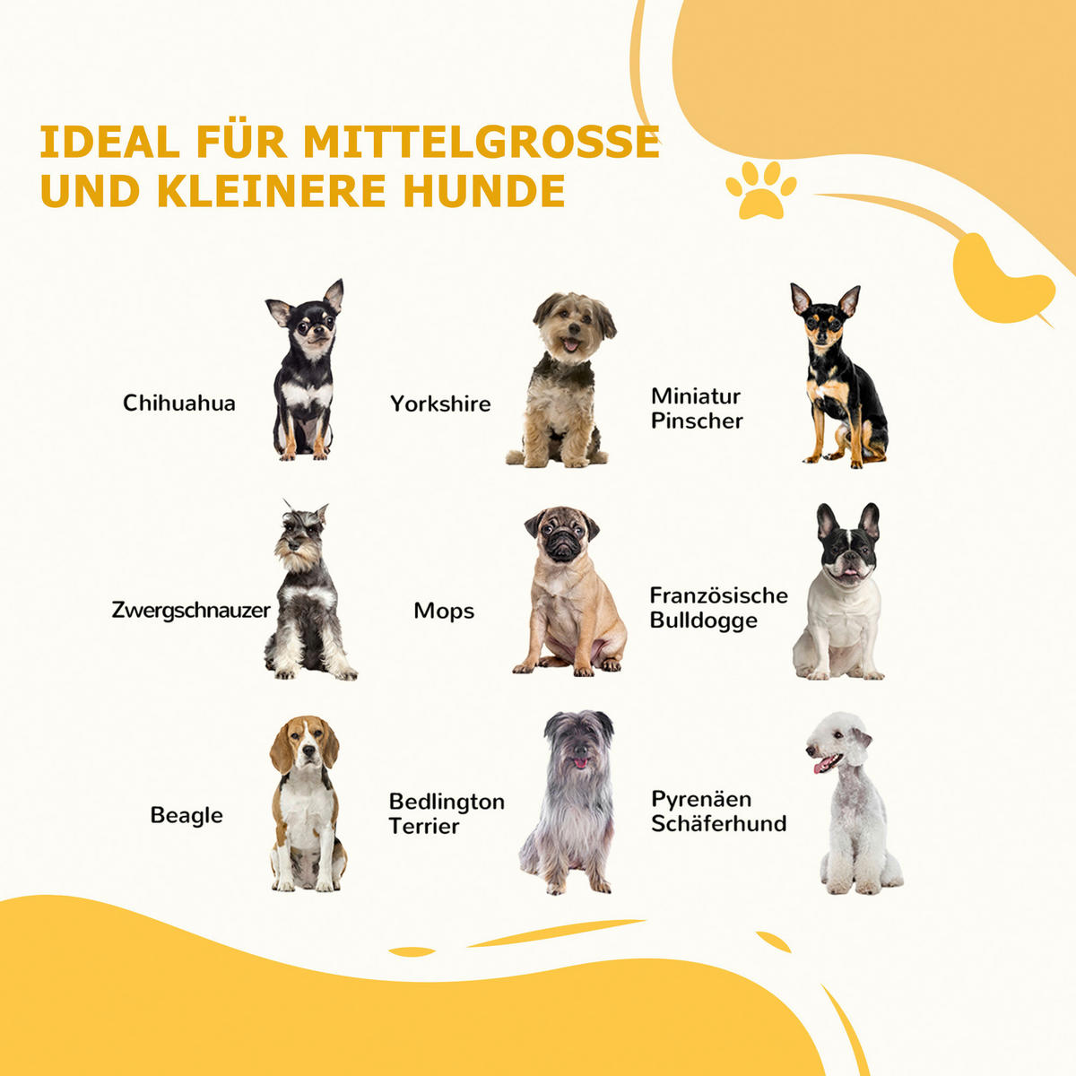 PawHut Hunde-Absperrgitter weiß Stahl B/H/L: ca. 30x80x154 cm Hunde-Absperrgitter - weiß (154,00/30,00/80,00cm) - PawHut