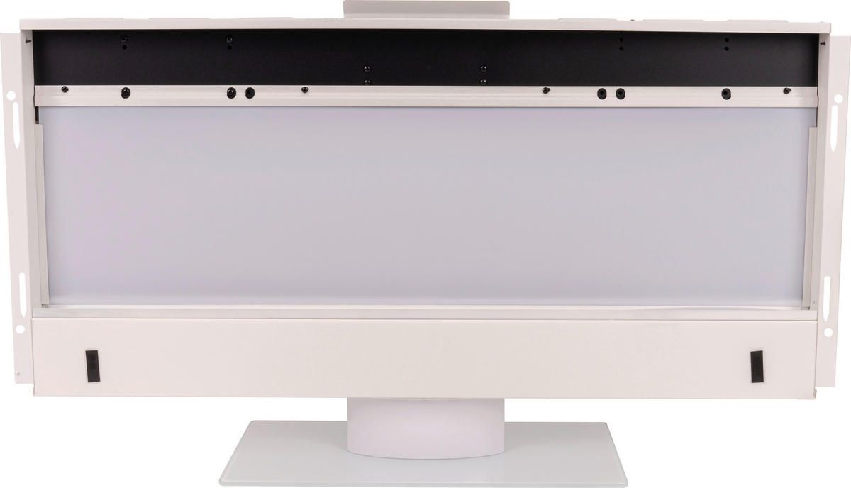 Elektrischer-Kamin KJETIL B990908 weiß Eisen Glas B/H/T: ca. 128x61x26 cm ca. 1500 W Elektrischer_Kamin B990908 - weiß (128,00/61,00/26,00cm)