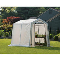 ShelterLogic Gewächshaus 4,32m² B/H/L: ca. 180x200x240 cm 4,32m² - weiß (240,00/180,00/200,00cm) - ShelterLogic