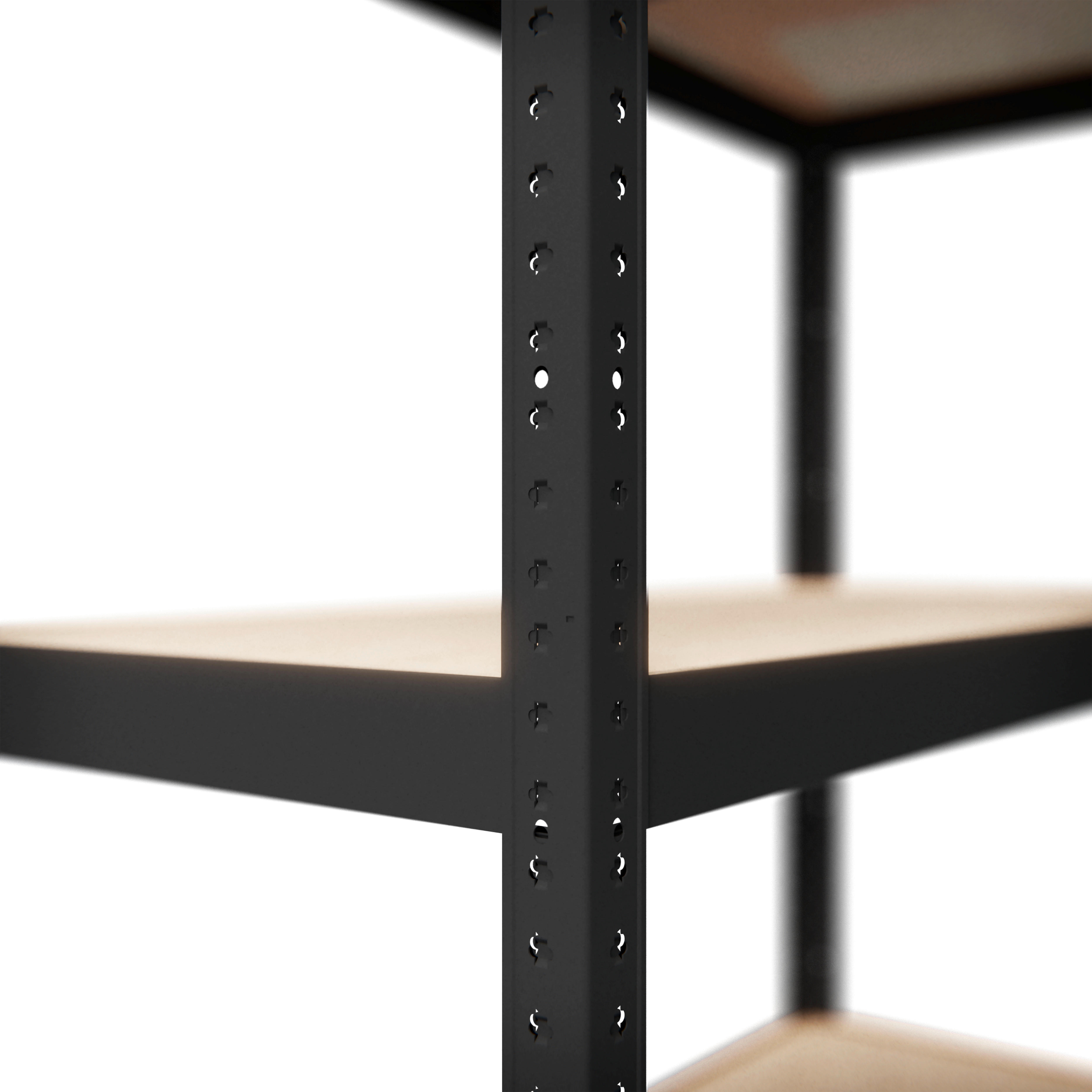 Thumbnail - Regal schwarz B/H/T: ca. 90x180x60 cm