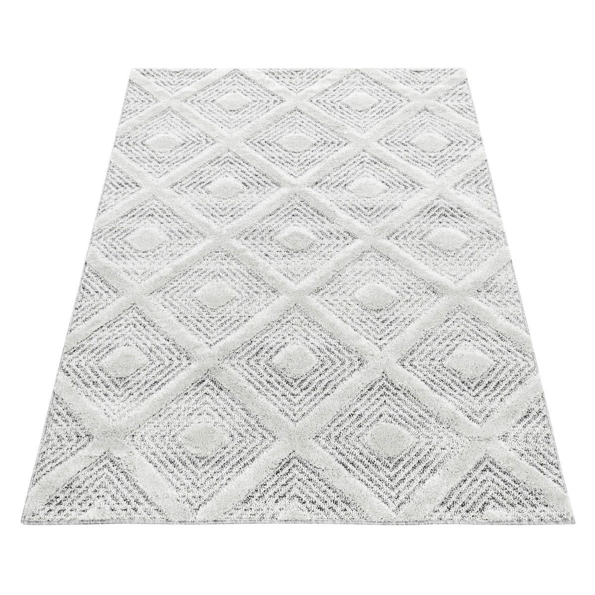Ayyildiz Teppich PISA grau B/L: ca. 60x110 cm PISA - grau (60,00/110,00cm) - Ayyildiz