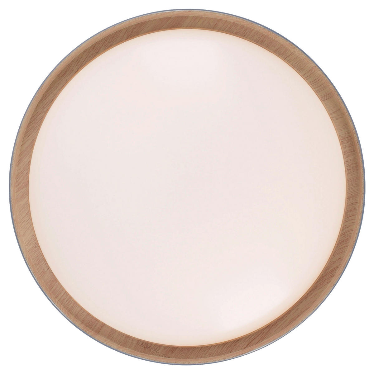 Just Light LED-Deckenleuchte EMILIA 14347-15 grau Kunststoff Metall B/H/D: ca. 40x10x40 cm 1 Brennstellen EMILIA - grau (40,00/10,00cm) - Just Light