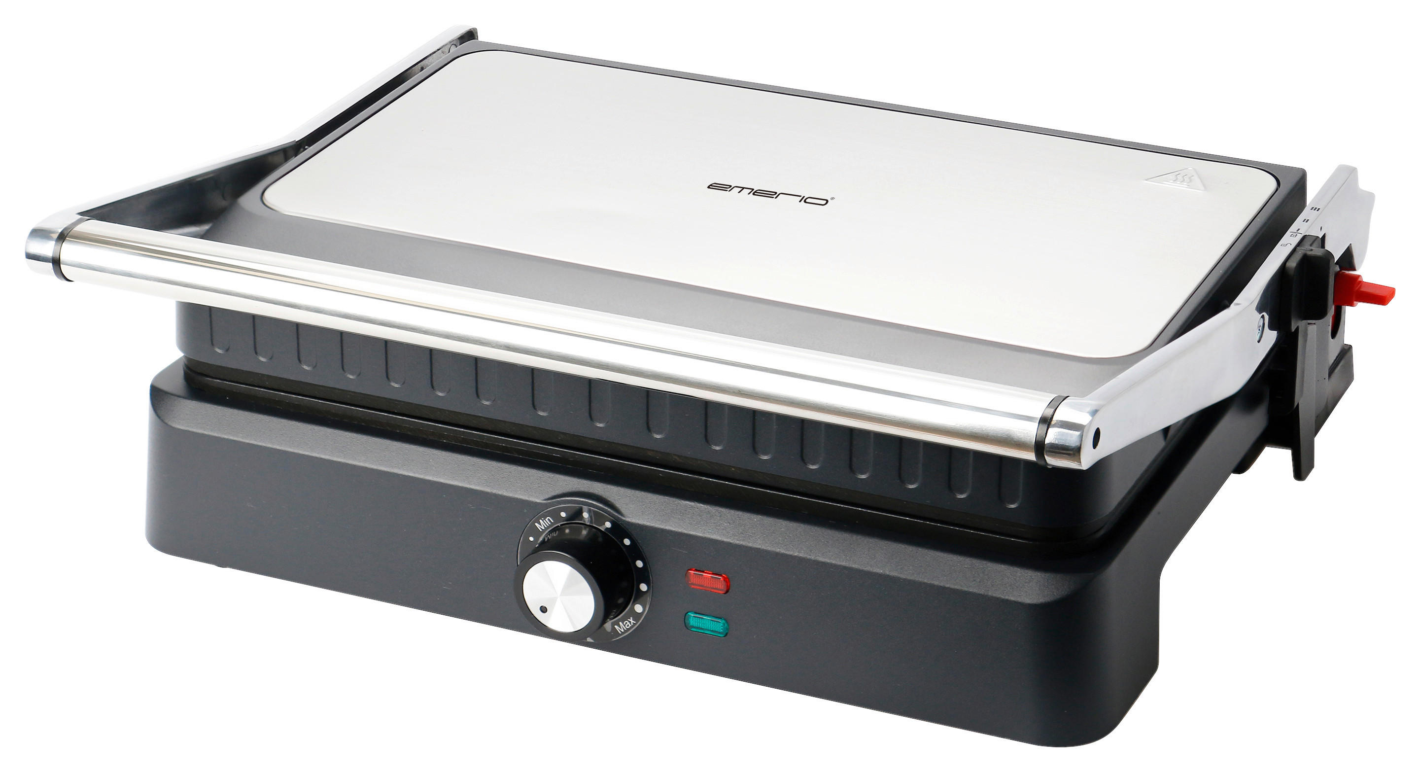 Emerio Multigrill CG-130859 silber B/H/L: ca. 13,6x33,5x38,5 cm Multi-Grill CG-130859 - silber (38,50/13,60/33,50cm) - Emerio
