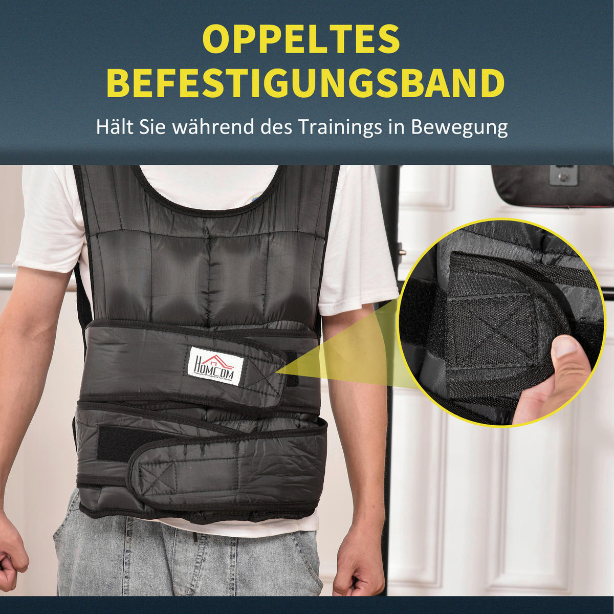 HOMCOM Trainingsweste Trainingsweste - (60,00/50,00/17,00cm) - HOMCOM