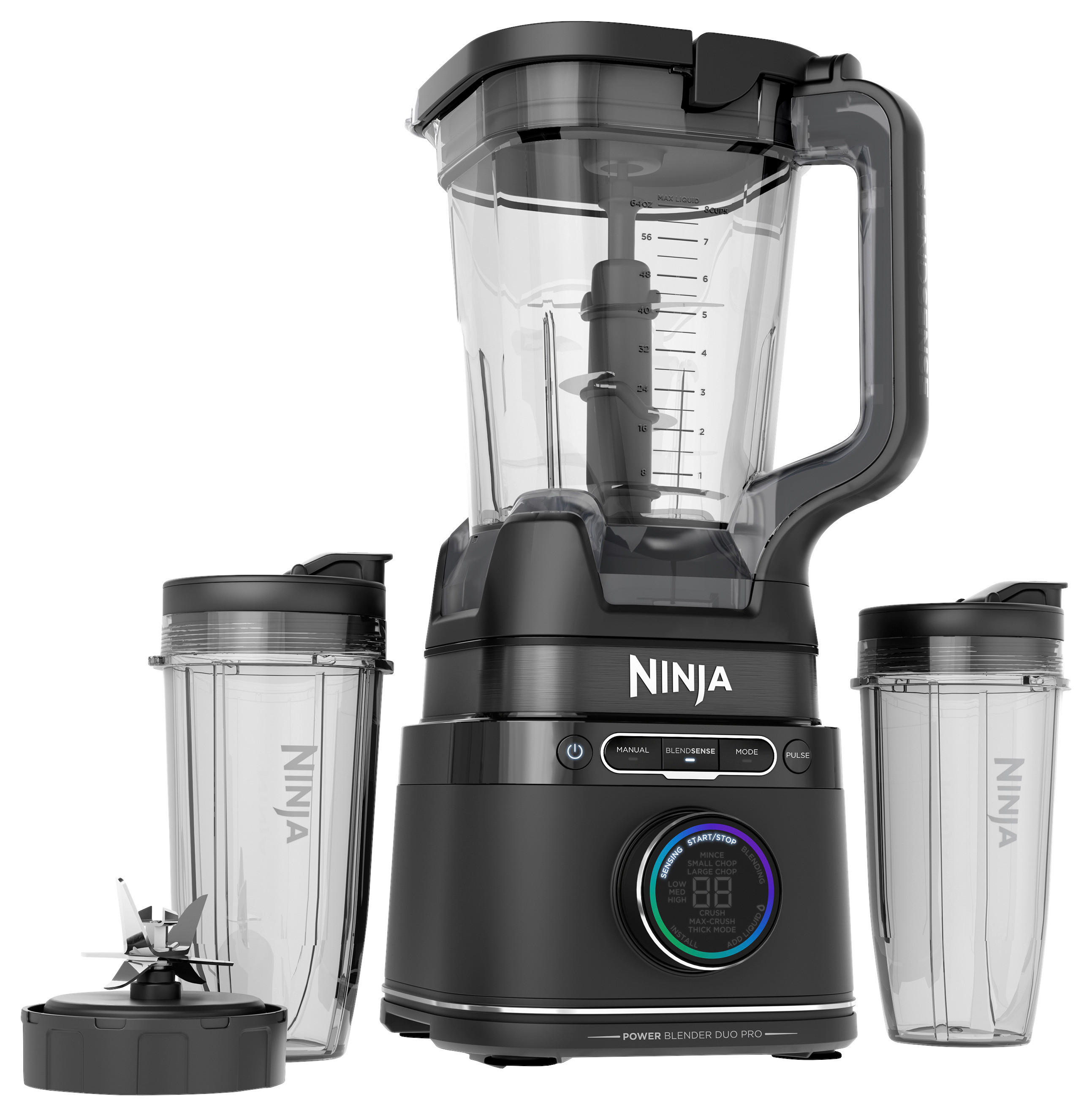 Ninja Standmixer schwarz Kunststoff B/H/L: ca. 21,2x17,4x44,5 cm Standmixer_Ninja_TB301EU - schwarz (44,50/21,20/17,40cm) - Ninja