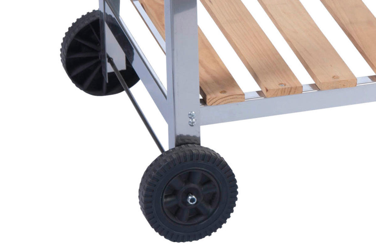 BBQ Collection Holzkohlegrill Edelstahl B/H/L: ca. 56x85x98 cm Holzkohlegrill_BBQ - Edelstahloptik (98,00/56,00/85,00cm) - BBQ Collection