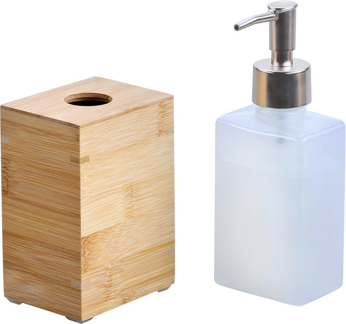 Seifenspender natur Bambus B/H/L: ca. 6,5x18x8,5 cm Seifenspender - natur (8,50/6,50/18,00cm) - Kesper