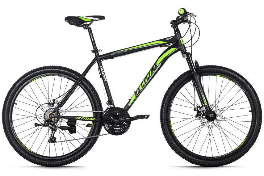 KS-Cycling Mountain-Bike KS885M KS885M 26 Zoll Rahmenhöhe 46 cm 21 Gänge schwarz schwarz ca. 26 Zoll KS885M - schwarz/grün - KS-Cycling