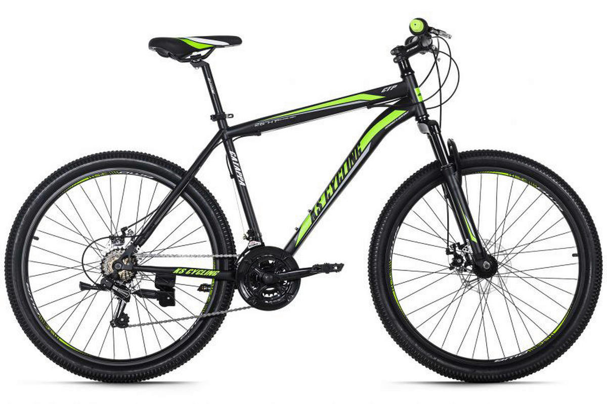 KS-Cycling Mountain-Bike KS885M KS885M 26 Zoll Rahmenhöhe 46 cm 21 Gänge schwarz schwarz ca. 26 Zoll KS885M - schwarz/grün - KS-Cycling